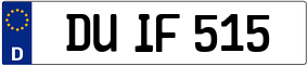 Truck License Plate